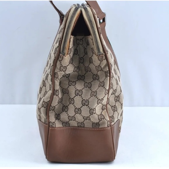 Authentic LIMITED EDITION AUTH GUCCI Sherry Line Shoulder Bag GG Canvas - Picture 5 of 16